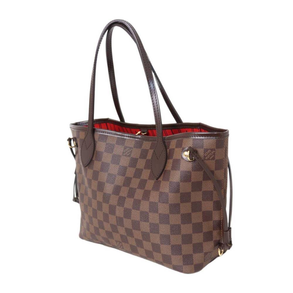 LOUIS VUITTON Neverfull PM Tote Bag, Damier Ebene, N51109 VI2151